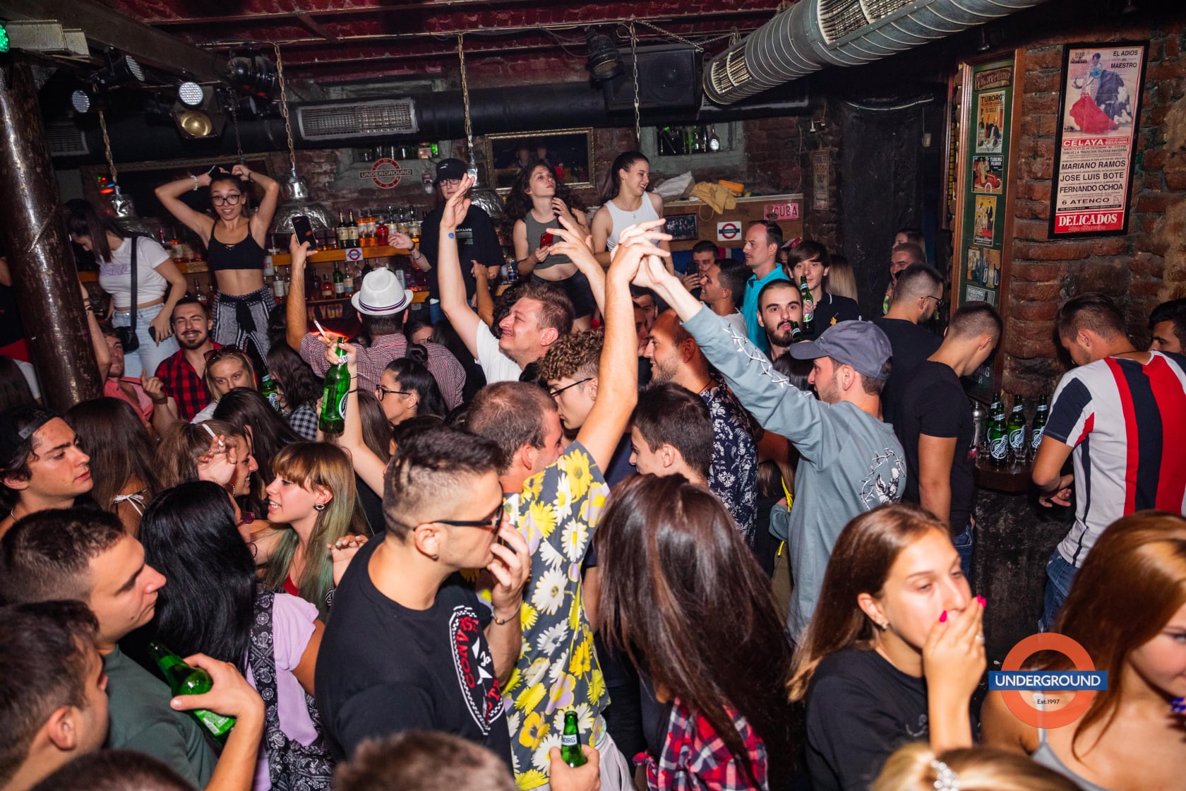The Underground crowd. Photo derived from https://www.facebook.com/underground.blagoevgrad
