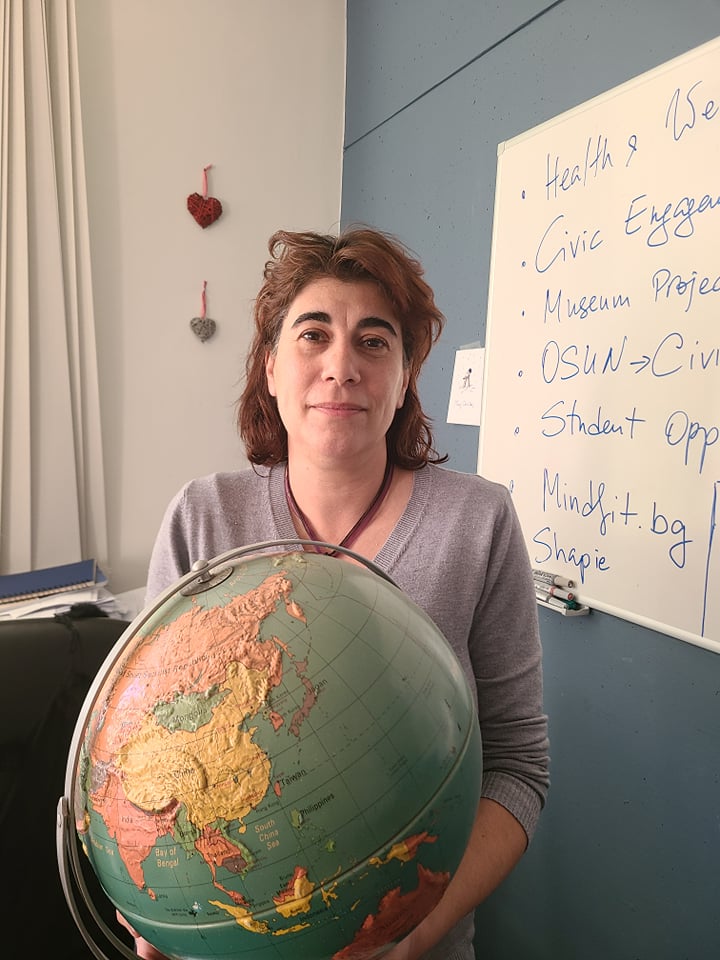 Sabina A. Wien, Dean of students, Bulgaria.