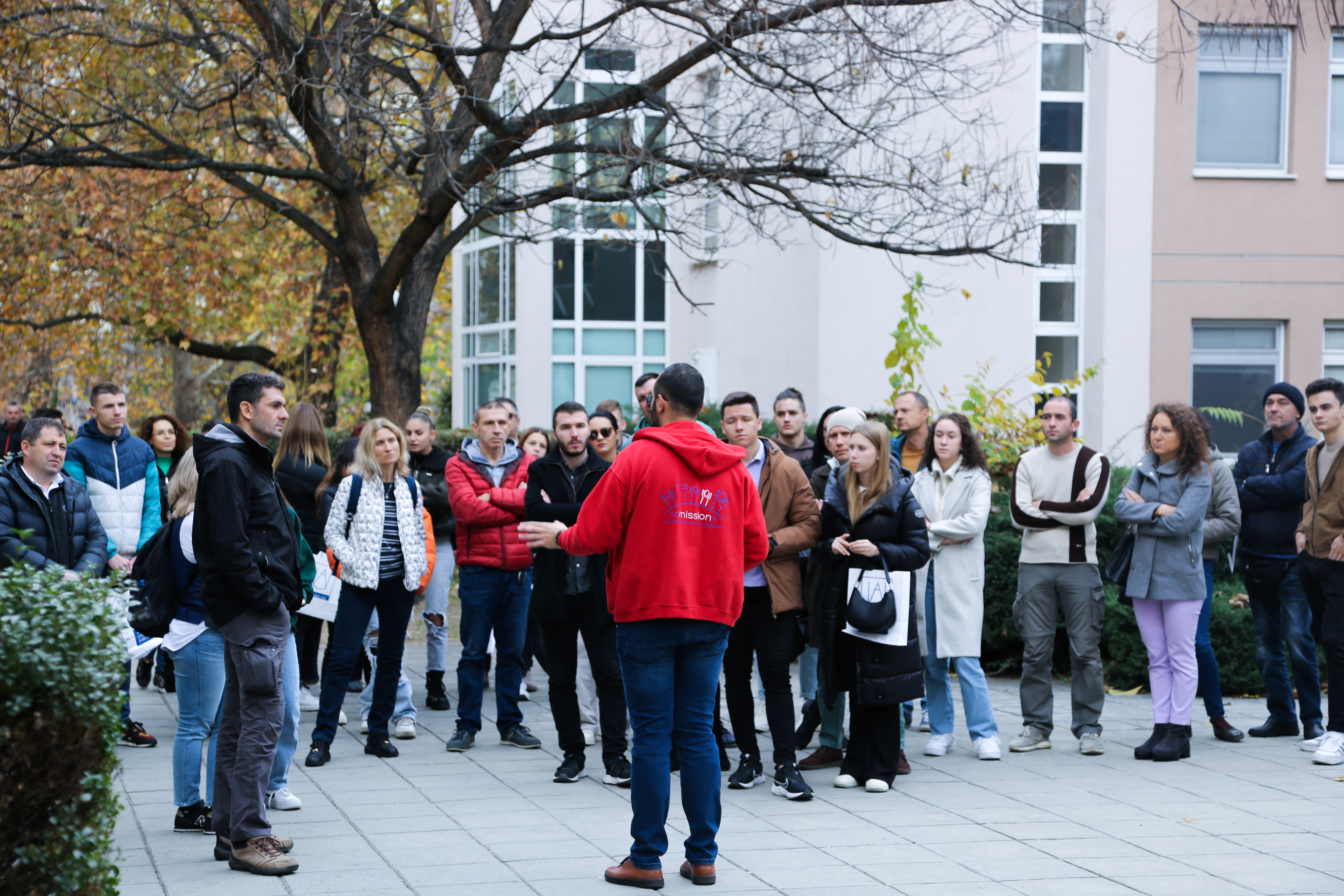 A campus tour. Photo courtesy of AUBG.