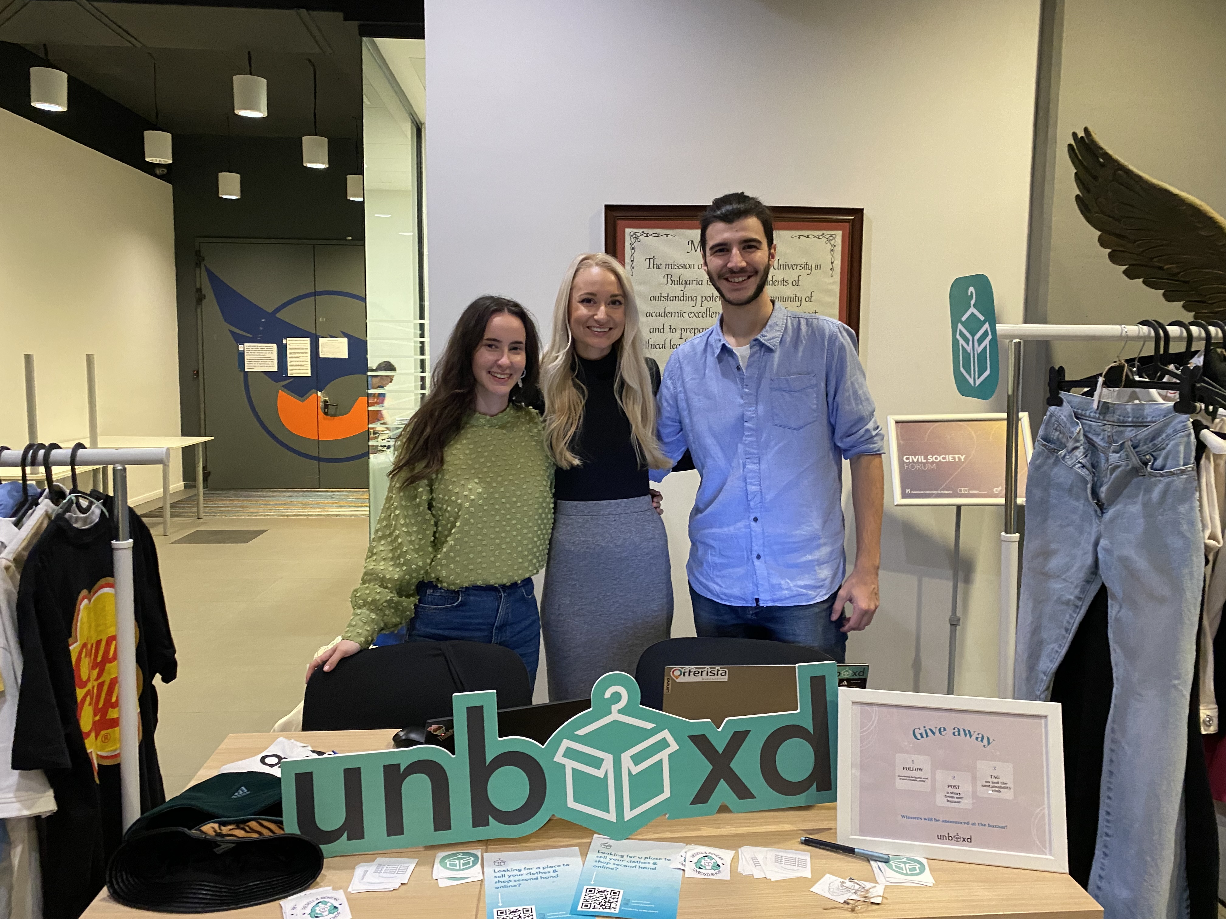 Unboxd team. Photo courtesy of Sofia Boneva