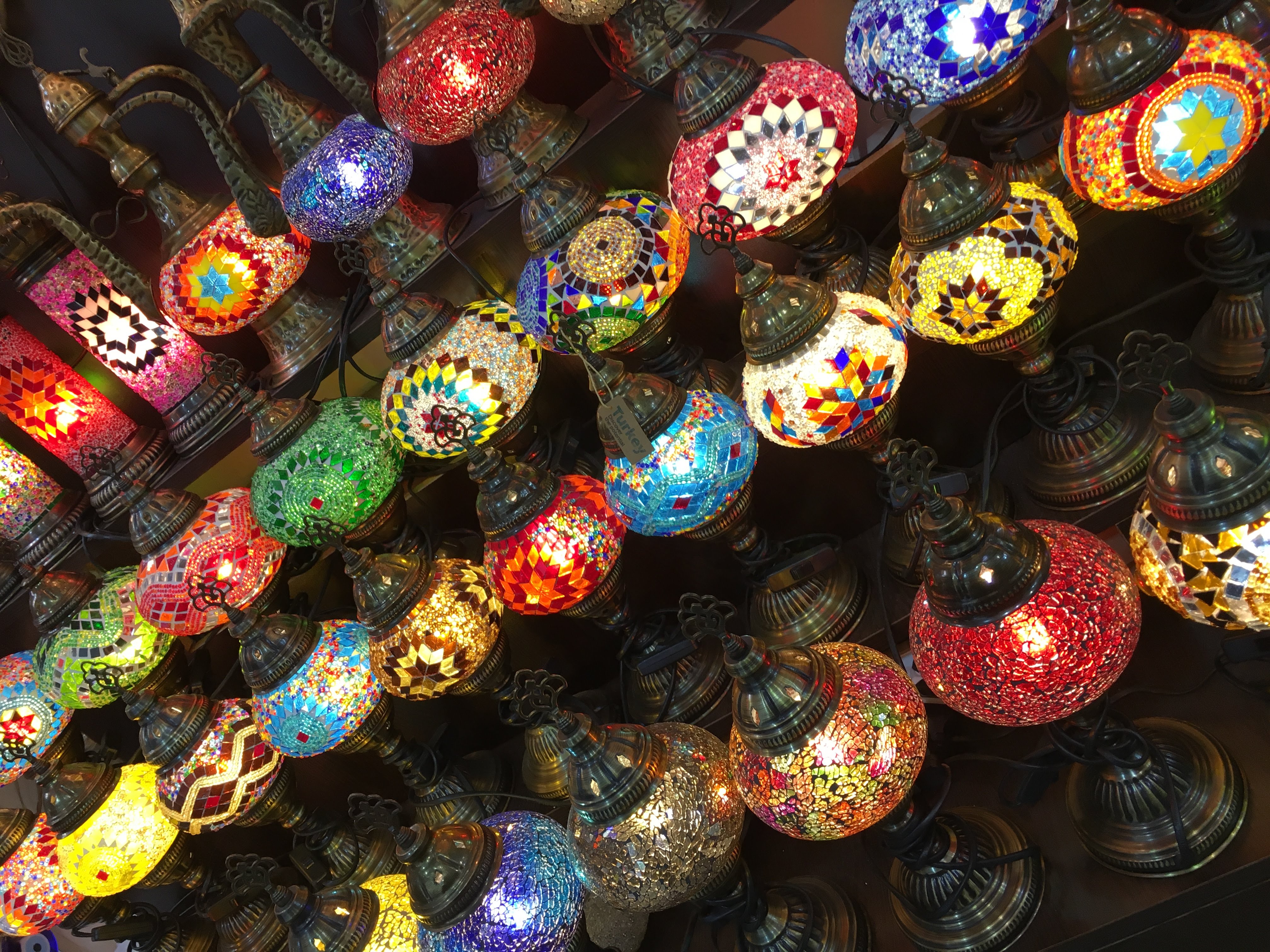 Colorful lamps in the Grand Bazaar | Denitsa Yosifova for AUBG Daily