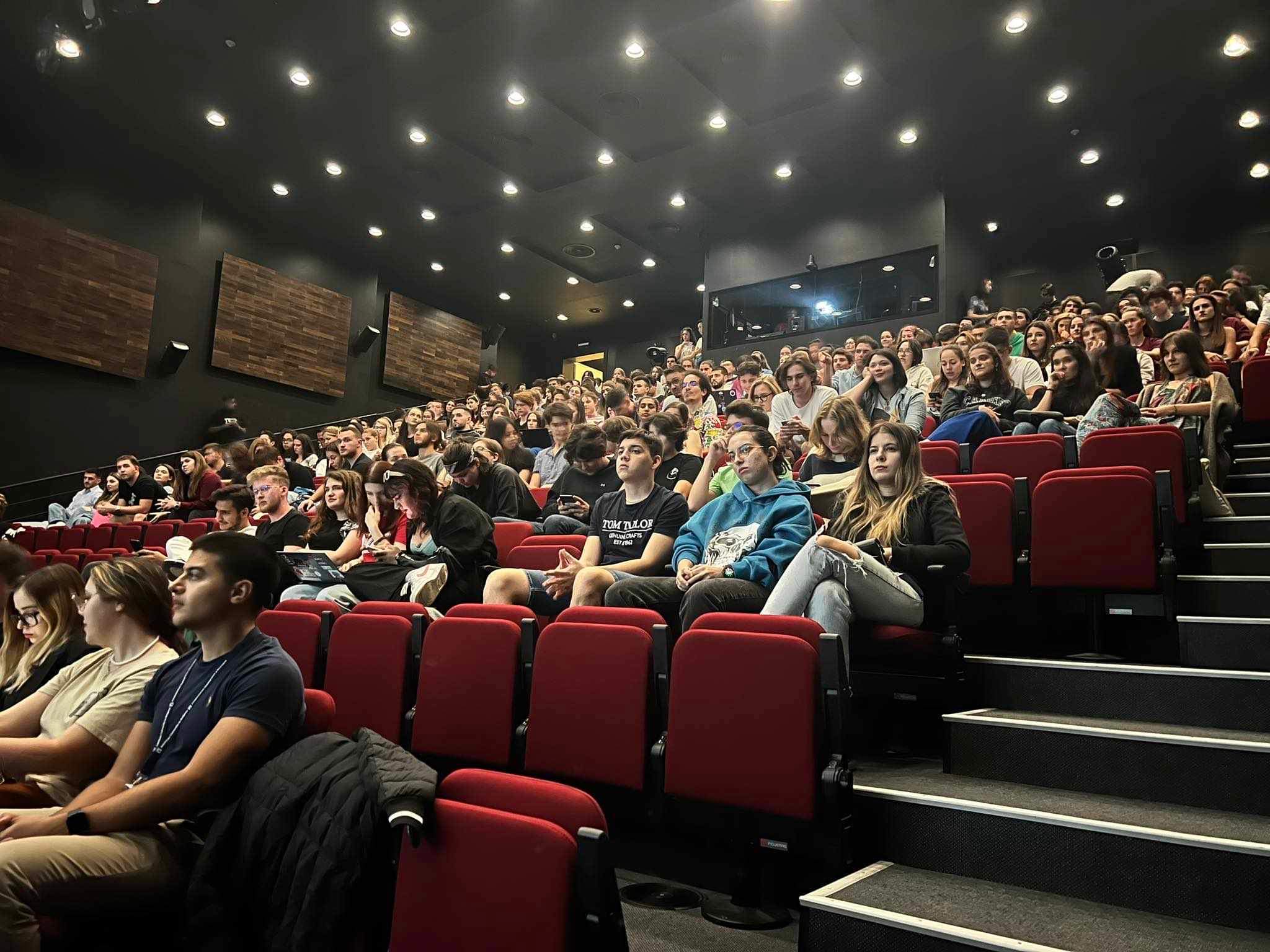 Students at the All-Student Assembly, Photo Courtesy of Veronica Shalamanova