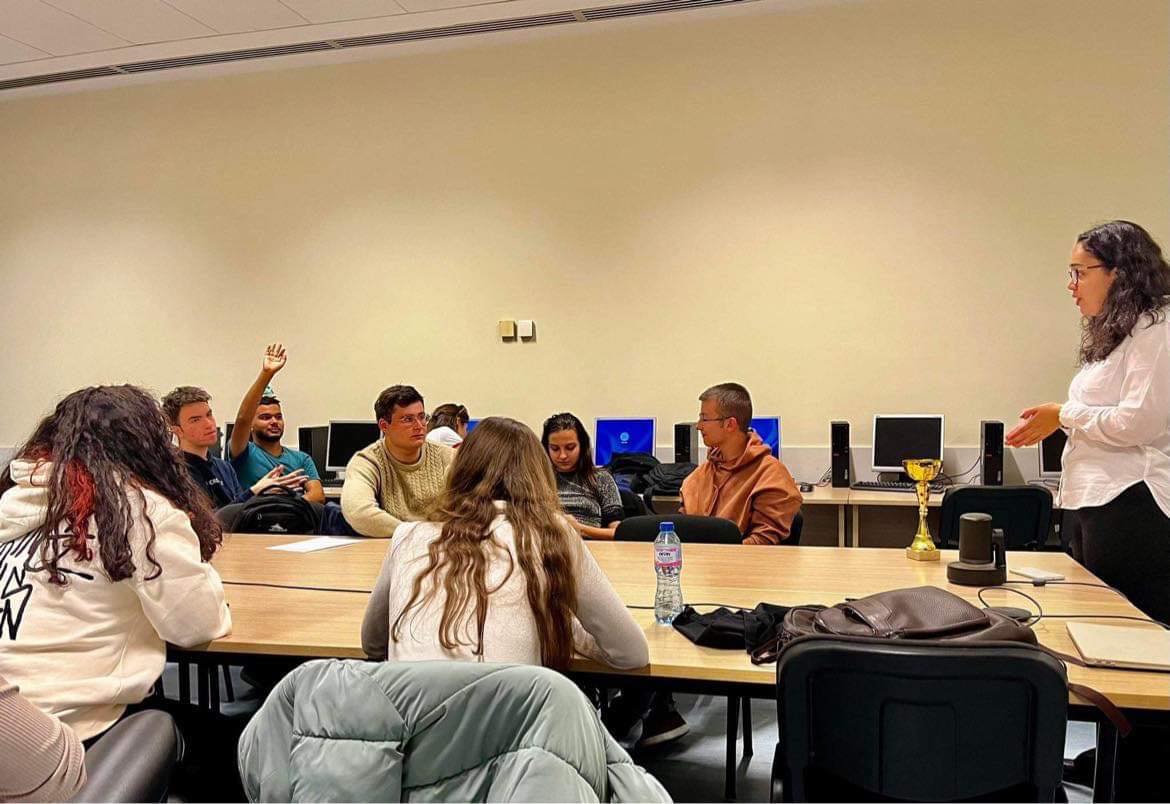 Meeting of the Debate Club. Photo courtesy of Ani Kovacheva.