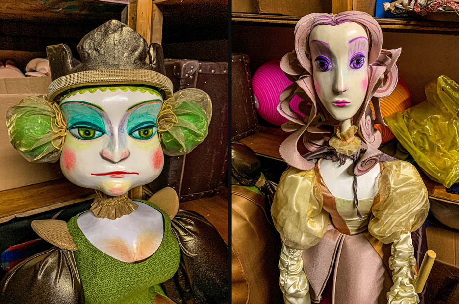 Miglena's puppets. Photograph by Georgi Staykov.