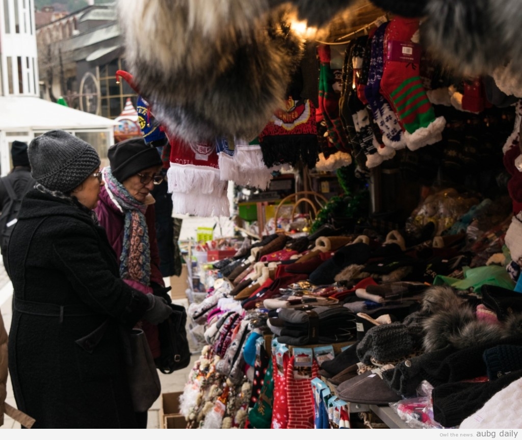 Two women shopping; Steliyana Yordanova for AUBG Daily.