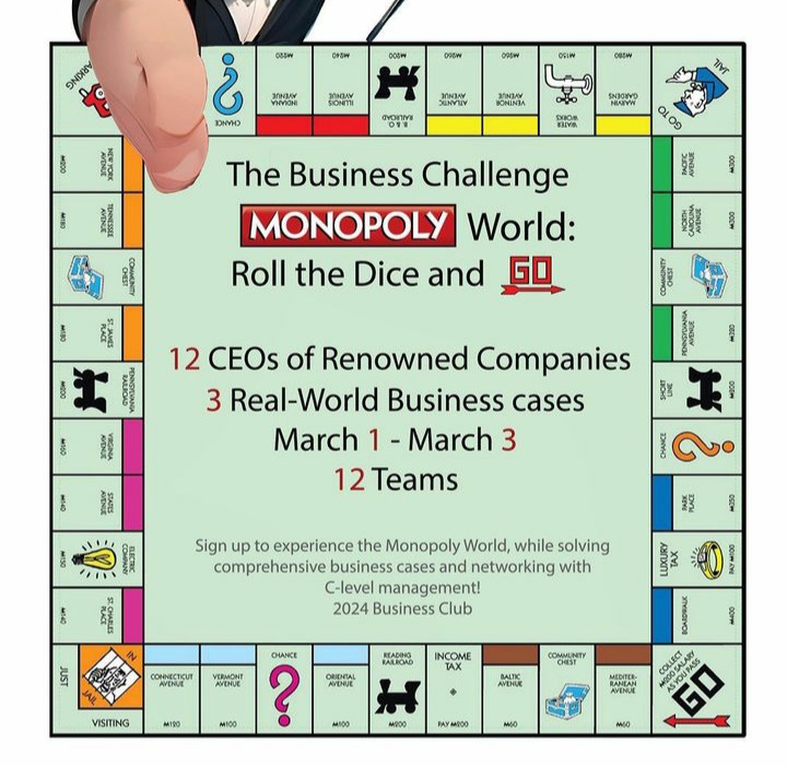 Take a Chance and Roll the Dice: The Business Club’s New Business Challenge